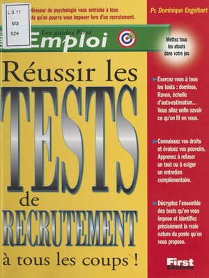 cover image of Réussir les tests de recrutement à tous les coups